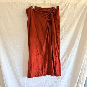NWOT Elegant Rust Skirt